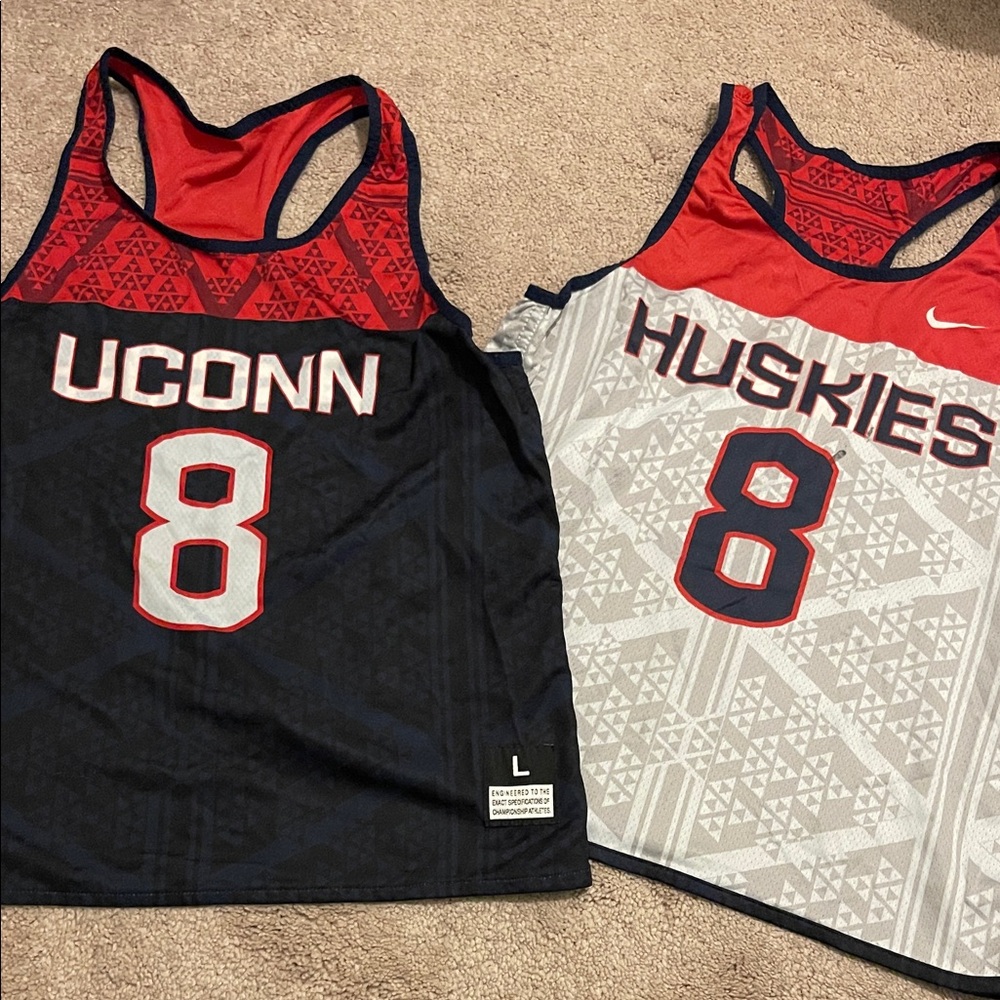 Nike UConn Huskies Reversible Jersey Blue and White